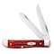 Case Cutlery Knife, Pw Old Red Bone Mini Trapper 00784 - alternate 1
